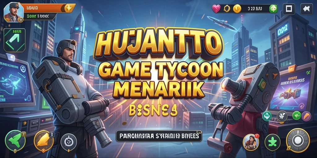 Tampilan gameplay seru yang menantang strategi bisnis.