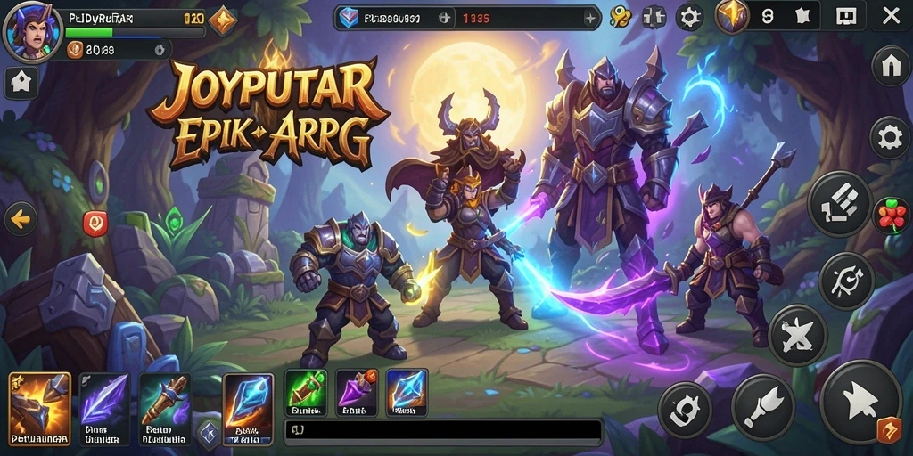 Tangkapan layar menampilkan aksi gameplay intens di dunia ARPG.