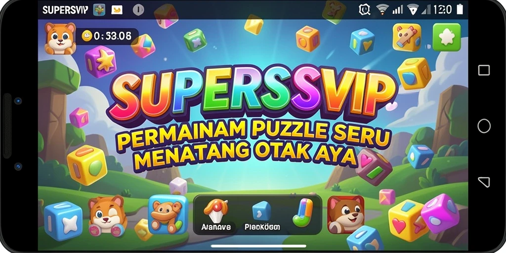 Screenshot gameplay menunjukkan tantangan Puzzle yang menarik dan beragam.