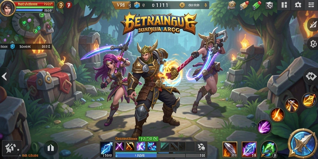 Gameplay ARPG yang seru dan mendebarkan di V98.